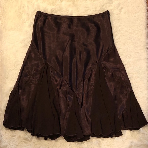 VTG. PIERRE CARDIN—Women’s Chocolate Twirl Skirt!! - Picture 3 of 7